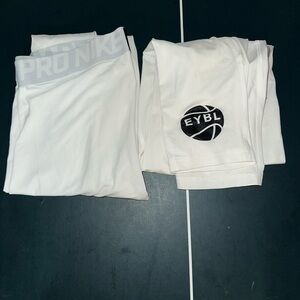 Nike White EYBL Basketball Men’s Tights